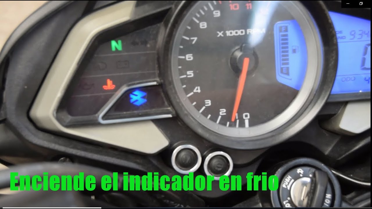 Intermitencia testigo temperatura del refrigerante bajaj 200ns