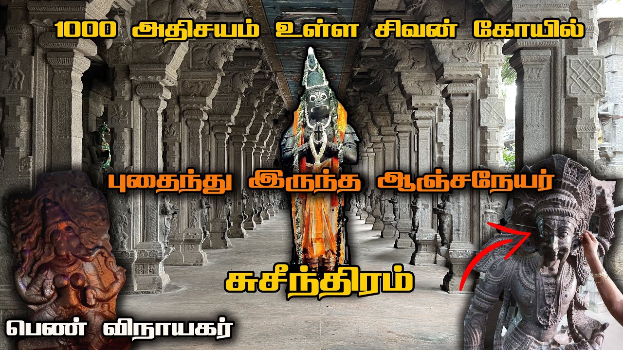 எவ்வளவு இருக்கு இந்த கோயிலில் 😍 , சுசீந்திரம் தாணுமாலயன் கோயில் , Thanumalayan Temple , Suchindram