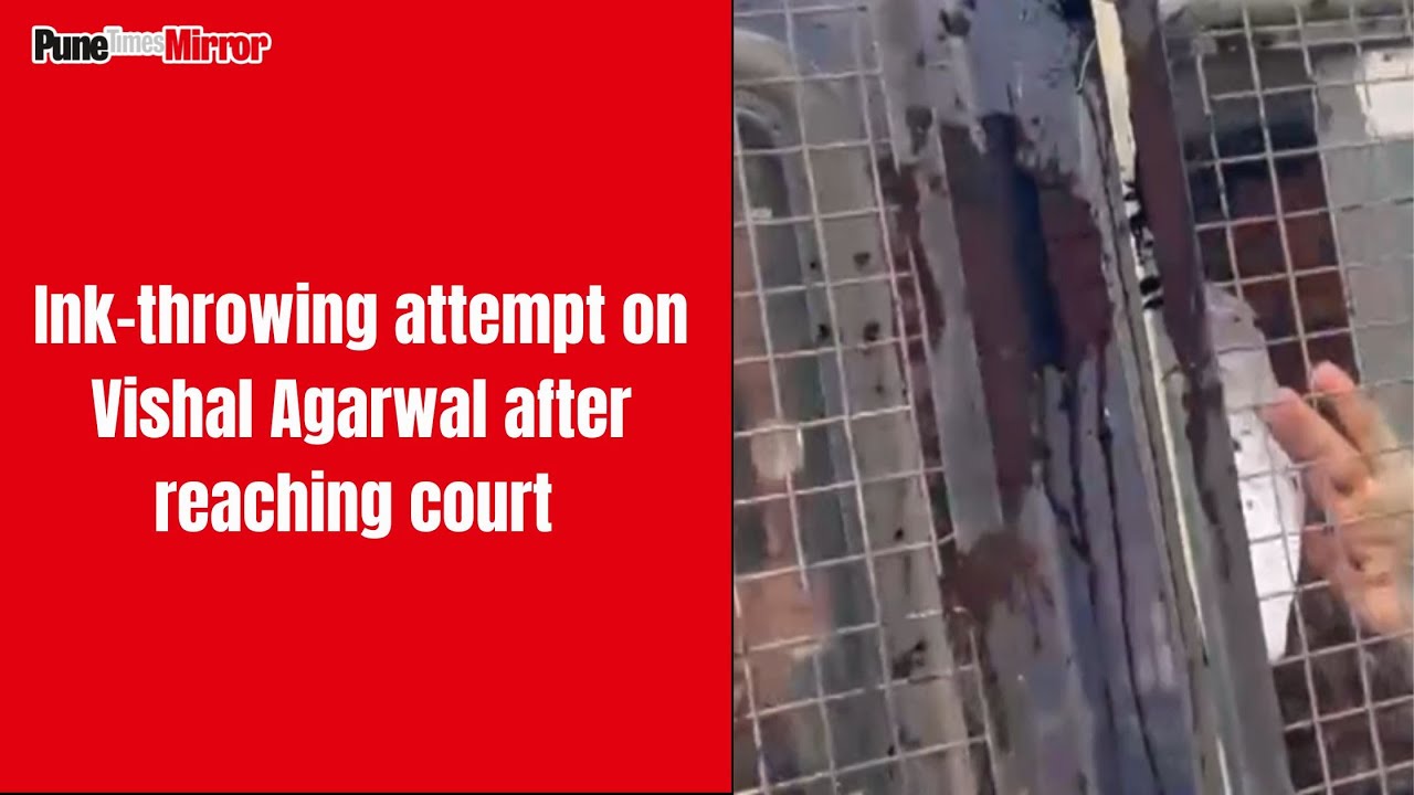 Ink throwing attempt on Vishal Agarwal after reaching court