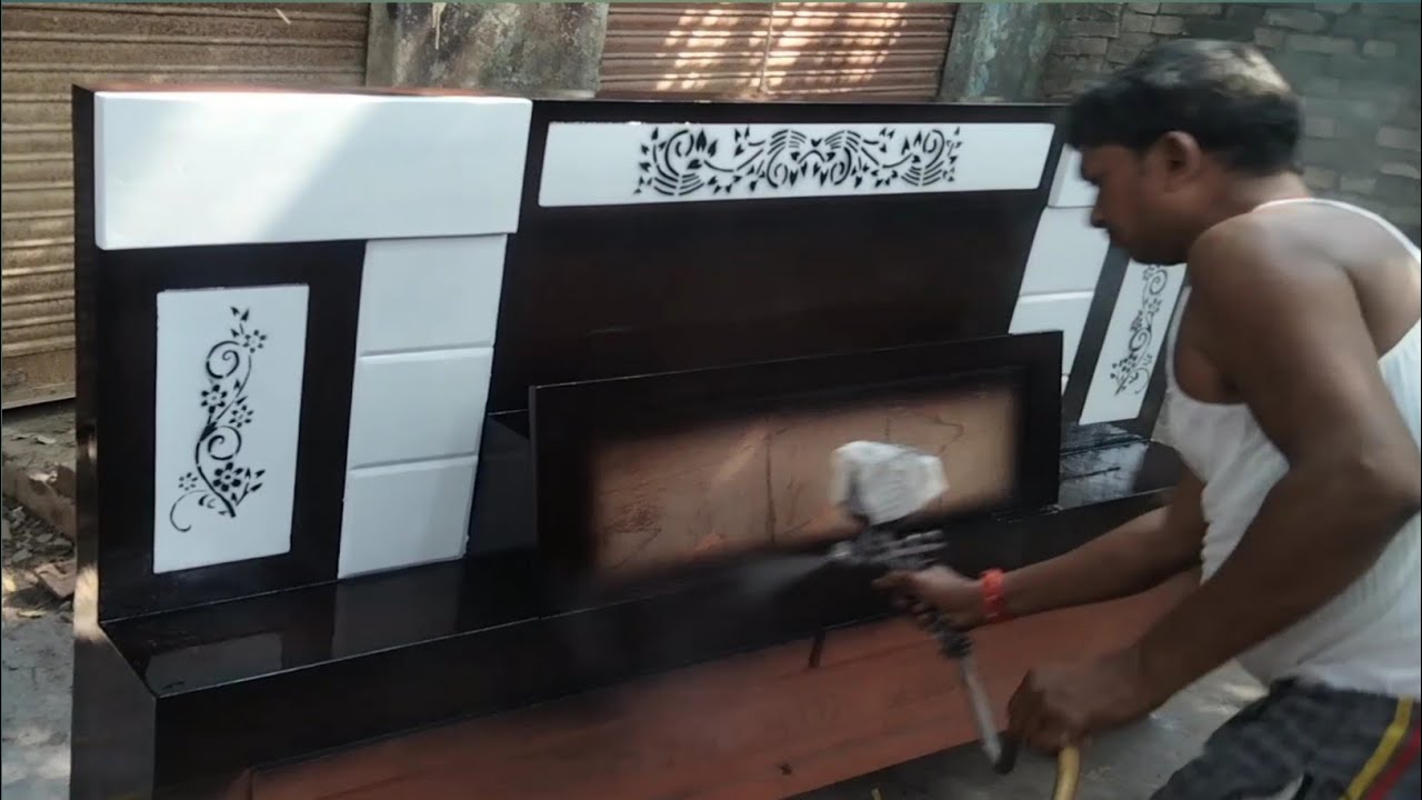 bed furniture polish at home|how to make brown bed polish|bed polish kaise karen|AhmadNawazgoodvlog|