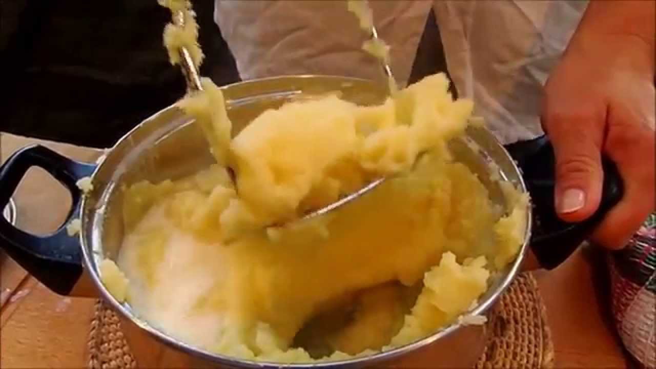 Krumplipüré-mashed potato-Kartoffelpüree