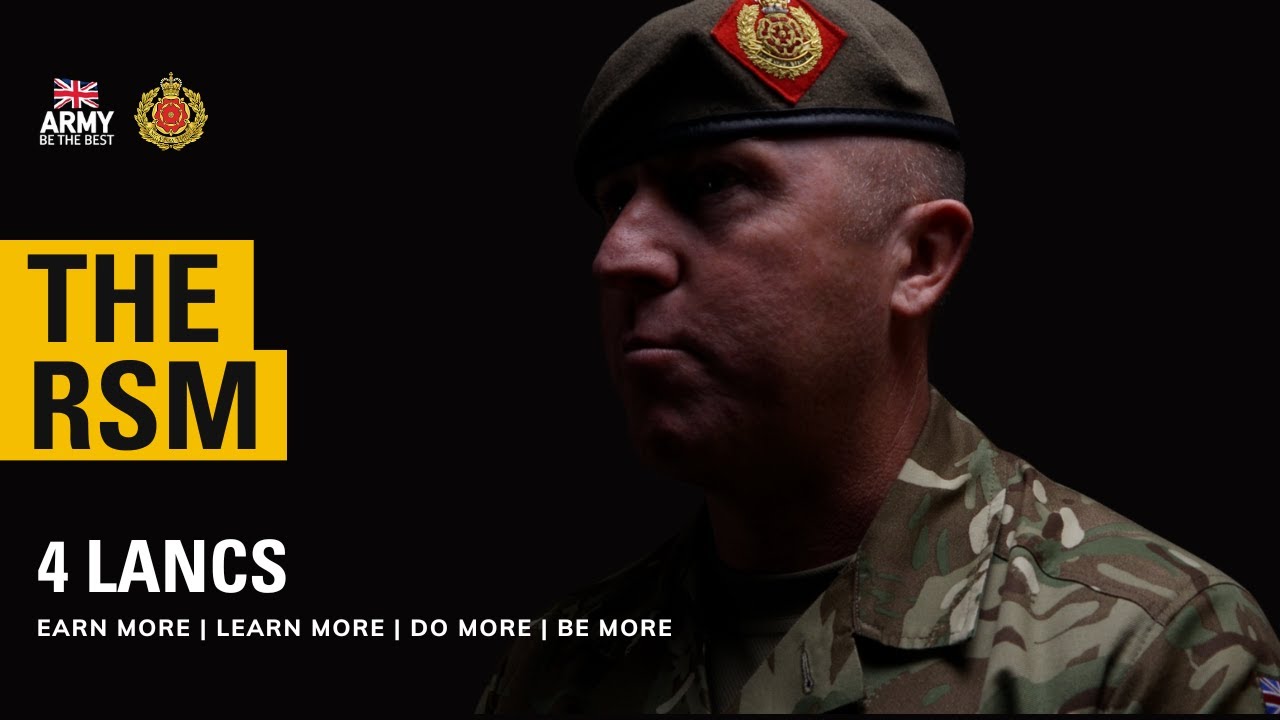 The RSM - 4th Battalion The Duke of Lancaster's Regiment, British Army Reserve