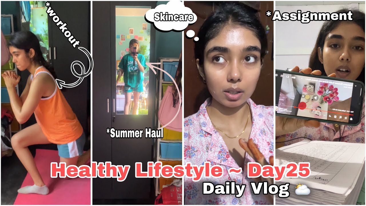 Vlog ~ Day 25 of 30 days Healthy Lifestyle Challenge ✨