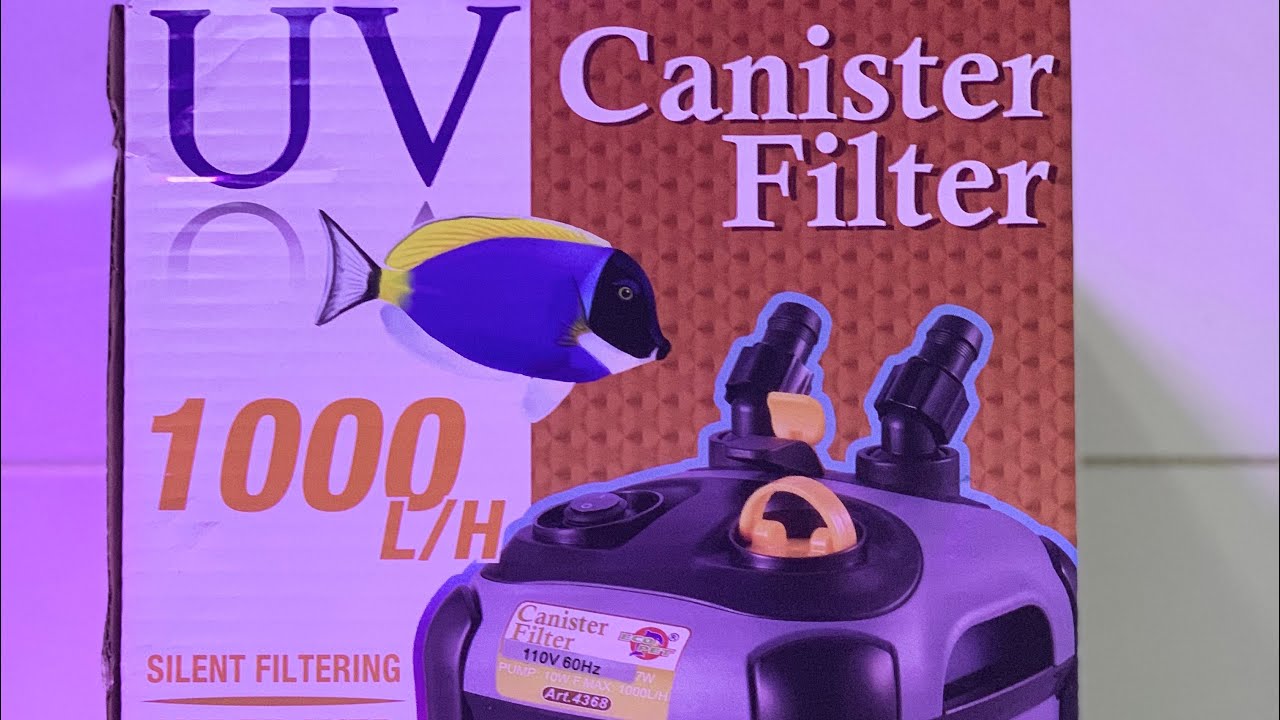 UNBOXING FILTRO CANISTER Aquakril 4368 1000 L/H