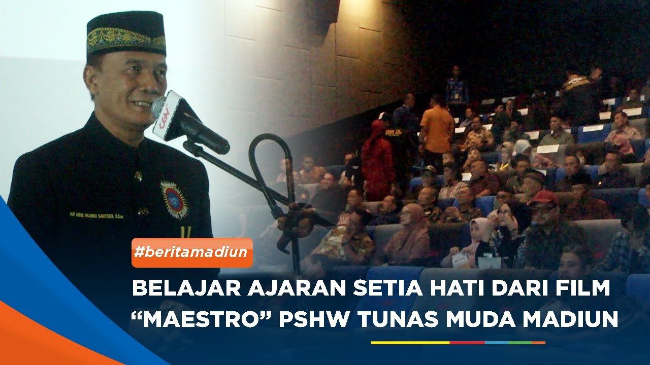 MADIUN - Belajar Ajaran Setia Hati Dari Film Dokumenter Maestro PSHW Tunas Muda Madiun