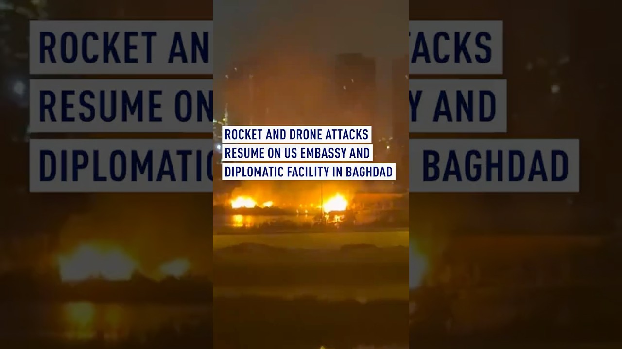 Rocket and drone attacks resume on US embassy and diplomatic facility in Baghdad