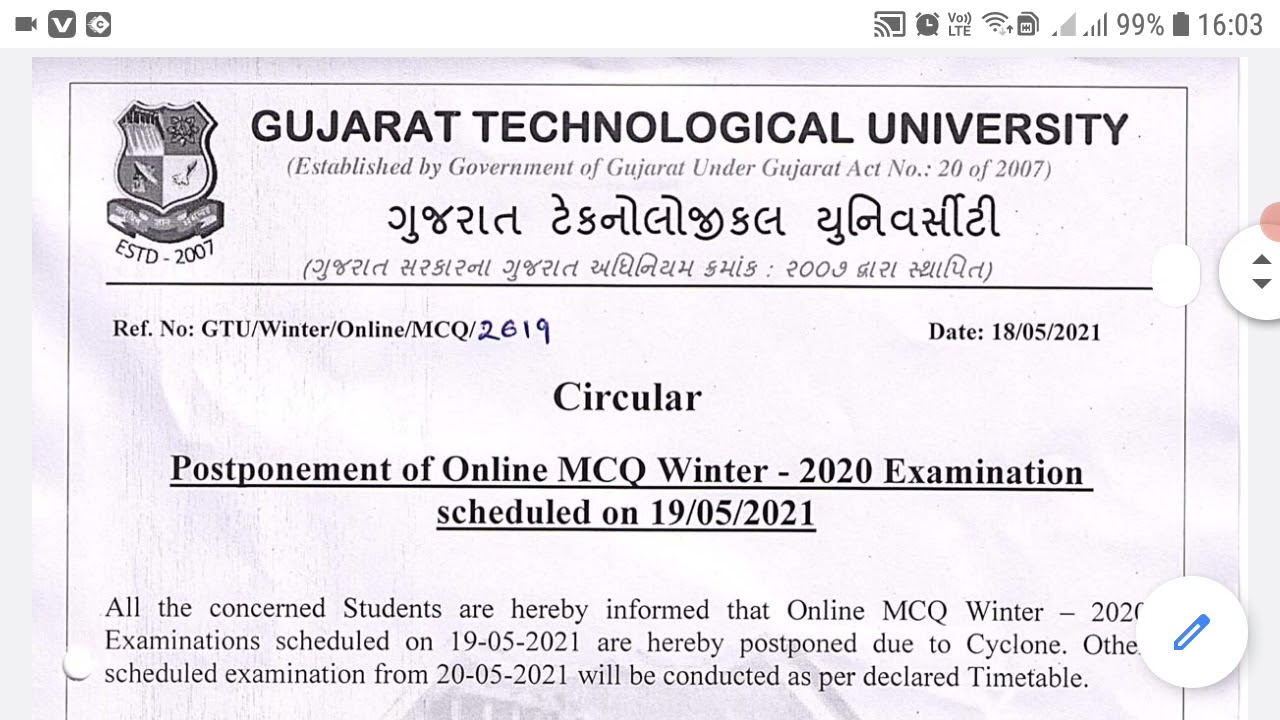 GTU Updates online exam|GTU Exam News Today|GTU Latest Updates |GTU Winter Exam 2020/ GTU /#shorts
