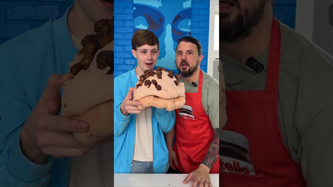 Пирог с печеньем и сладостями! 😱🍪 с @KyleIstook