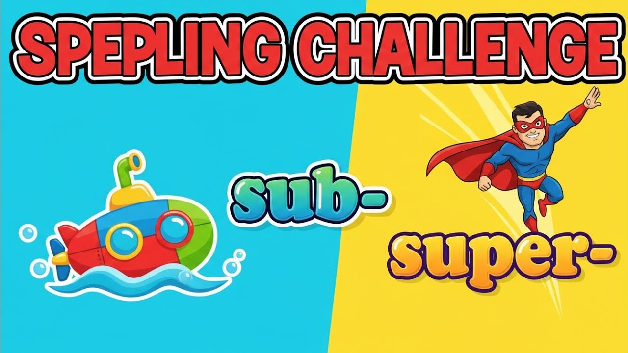 Master the Prefixes SUB- and SUPER-: The Ultimate Vocabulary Hack 🚀 Why These 2 are Key to Spelling