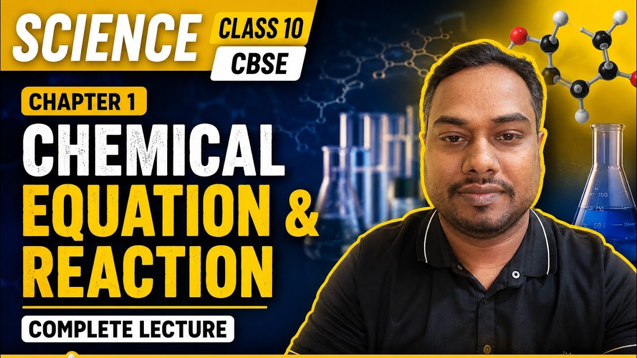 CBSE Class 10 Chemical Reactions & Equations One Shot Revision | Most Expected Questions 2026 #viral