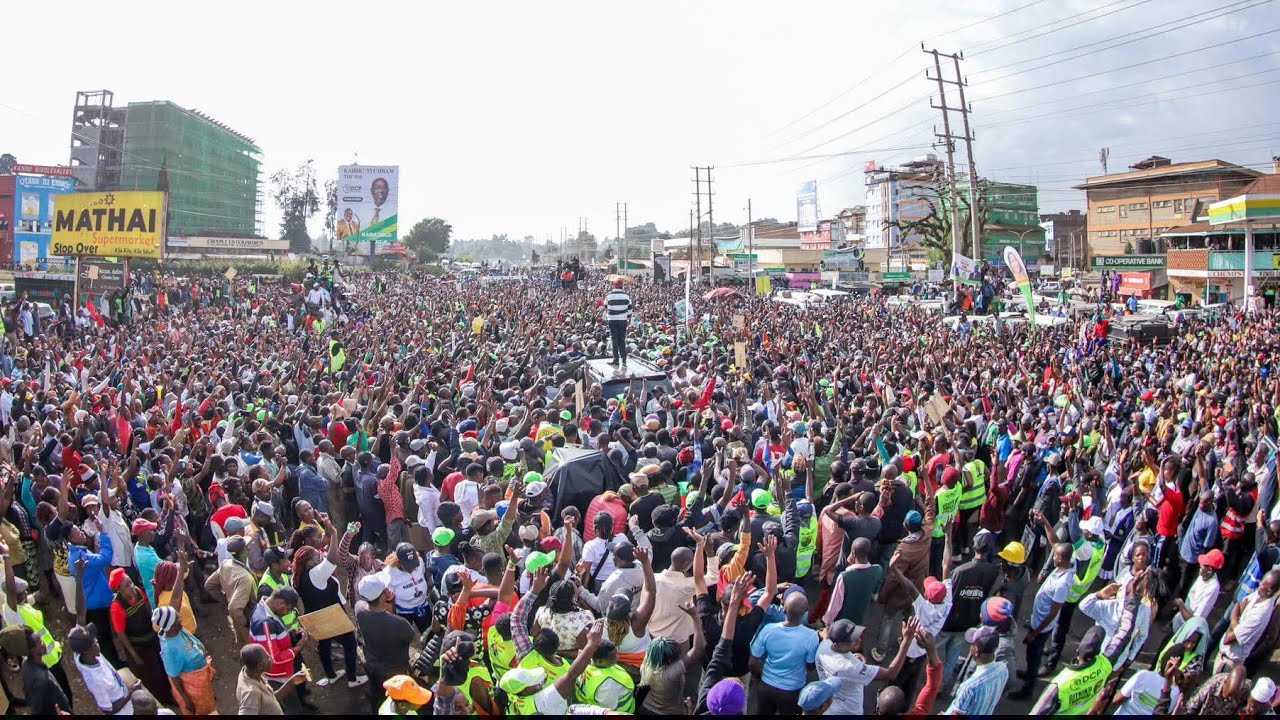 NAKURU IMEENDA WANTAM🔥WATCH RIGATHI GACHAGUA GRAND ENTRY ON NAKURU TOWN WITH HIS TROOPS!