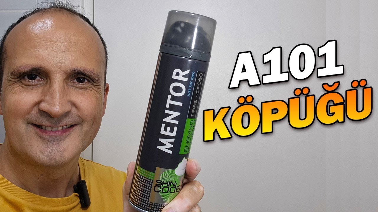 A101'de satılan Mentor tıraş köpüğünü deneyimledim
