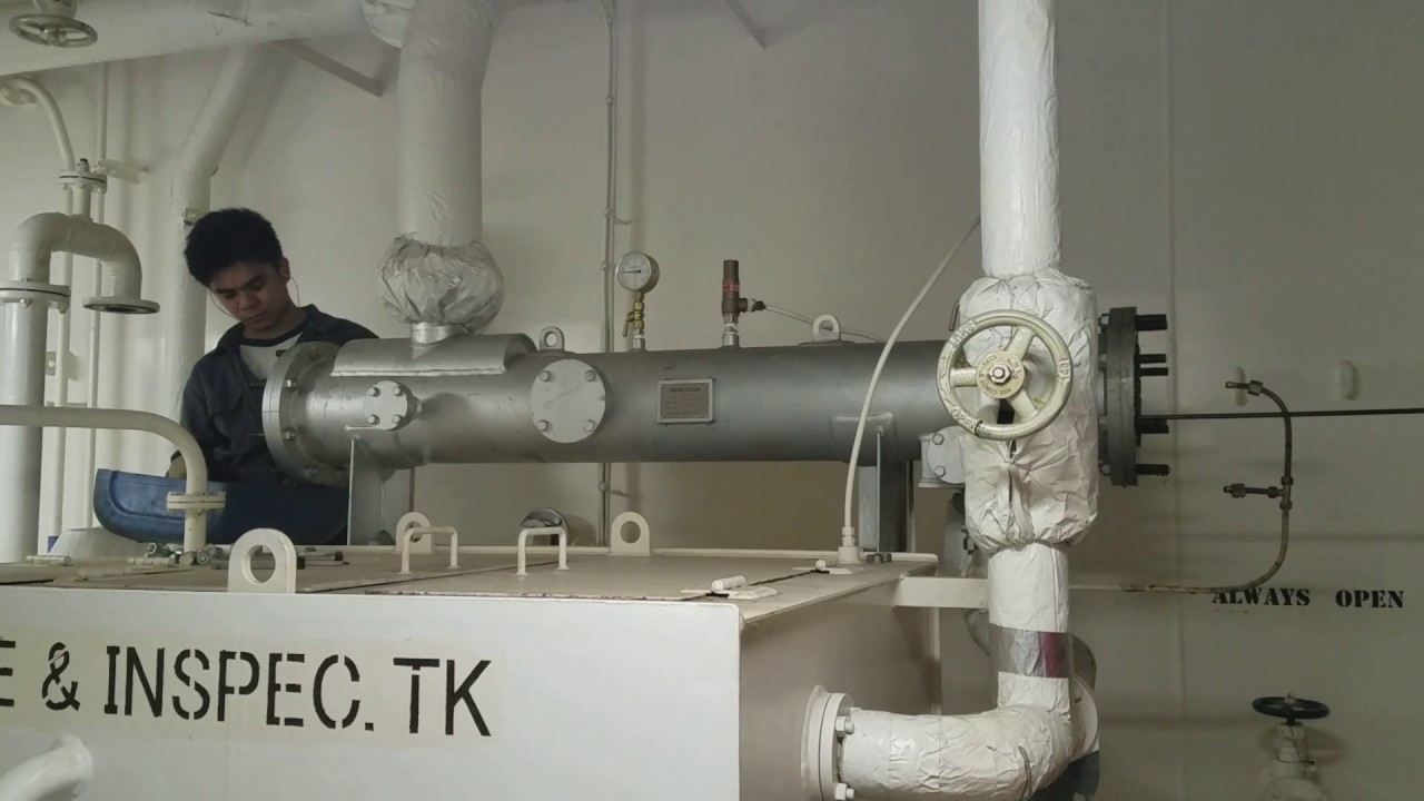 Engine Room (Condenser cleaning)BOILER,Cascade Tank,Control Room