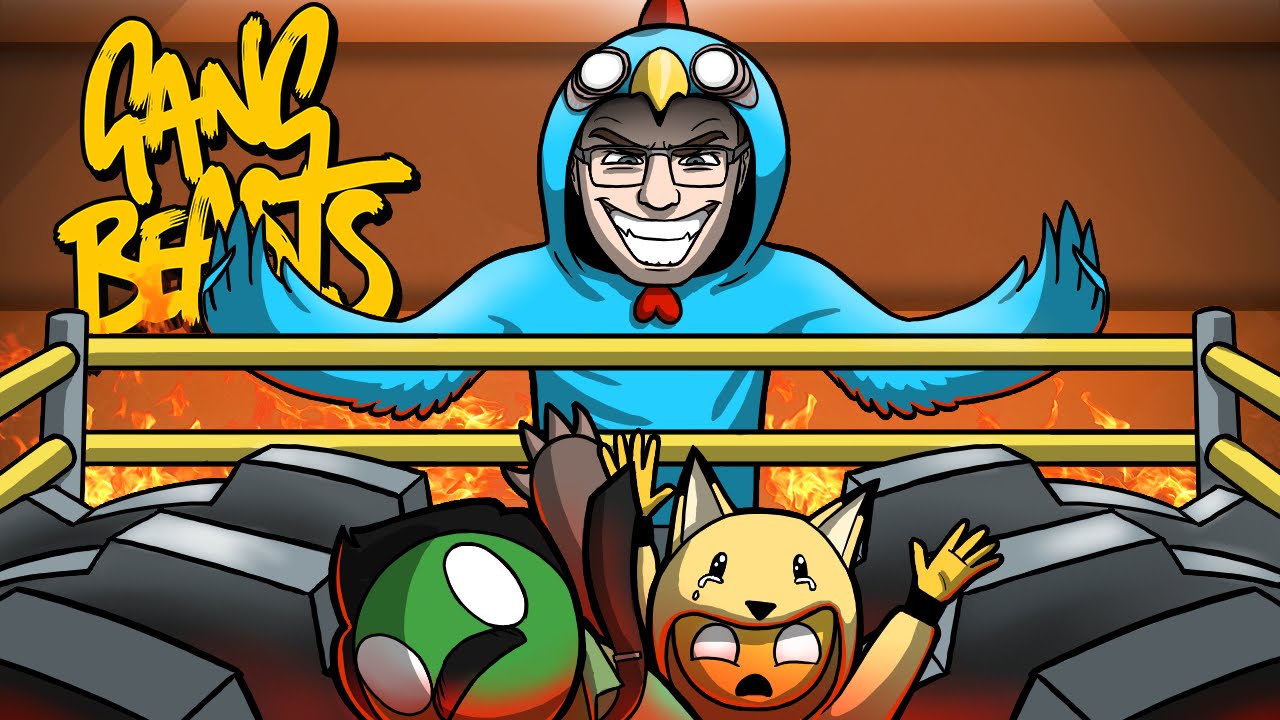 THE DEMON CHICKEN!! - Gang Beasts Funny Moments