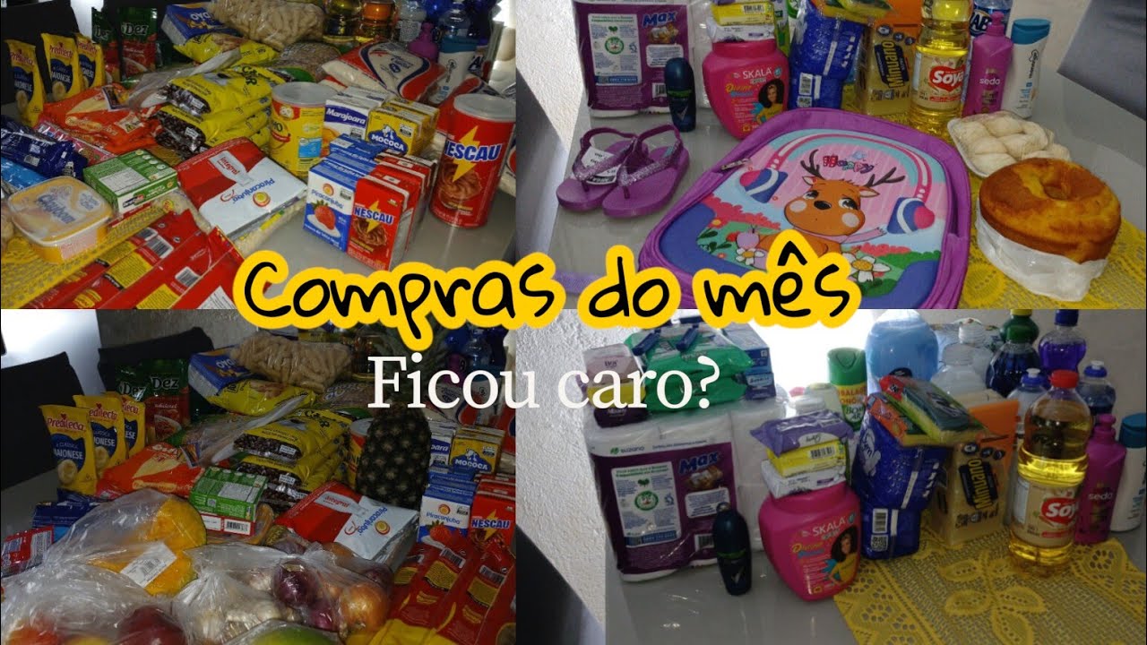 PRIMEIRA COMPRA DO ANO PARA 4 PESSOAS! VEJA VALOR TOTAL! #donadecasa #compras #SUPERMERCADO 