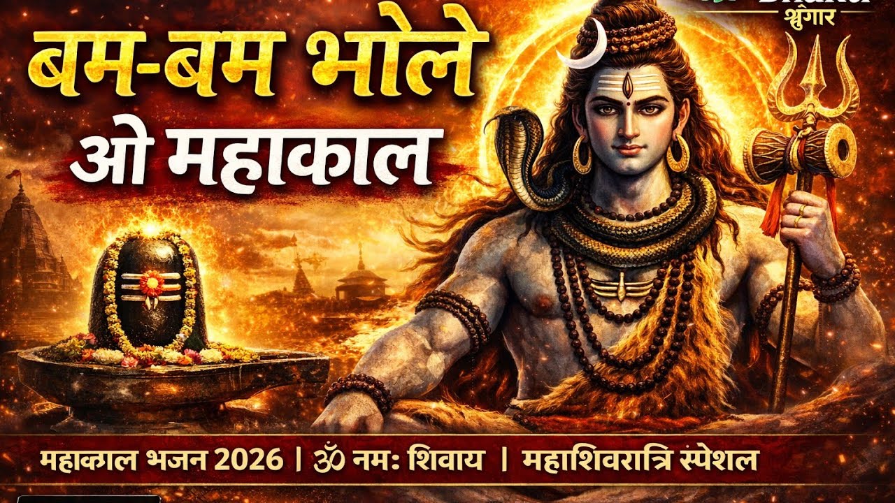 बम-बम भोले, ओ महाकाल 🙏 | Powerful Shiv Bhajan | Mahashivratri Special Song