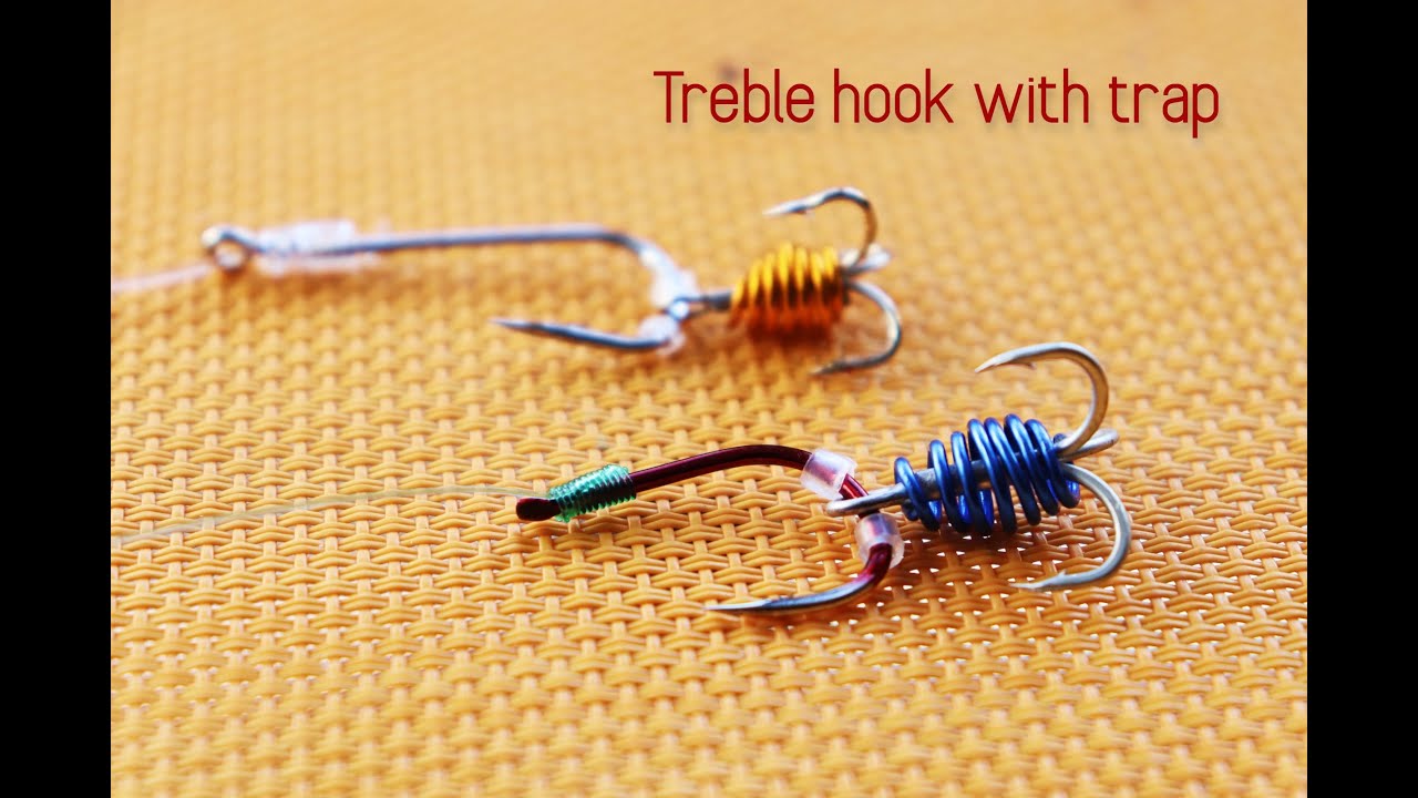 Anzuelo #triple con trampa casera //#Anzuelos para pesca//# fishing #hook