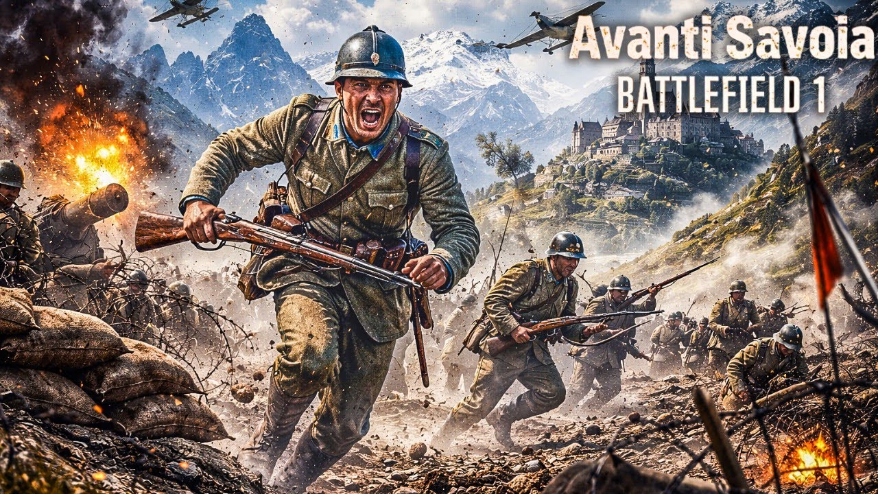 A War Fought for a Friend  - Avanti Savoia Full Mission | Battlefield 1 Campaign (4K 60FPS)