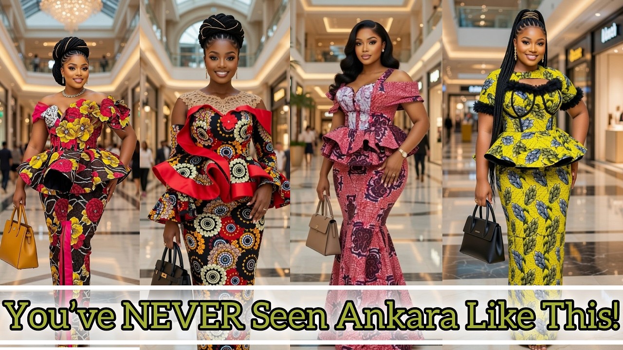 Luxury Ankara Peplum & Mermaid Gown Styles | Elegant African Women Fashion 2026 #ankarafashion