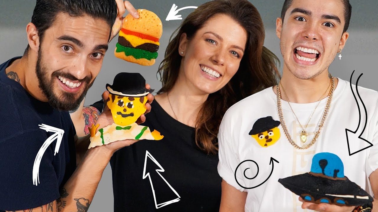 PANCAKE ART CHALLENGE con MARIO BAUTISTA - ¡DIBUJOS QUE SE COMEN! | DACOSTA'S BAKERY
