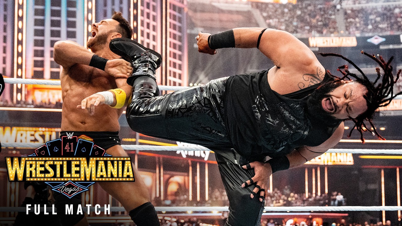 Полный матч: LA Knight против Jacob Fatu | Матч за титул чемпиона США: WrestleMania 41