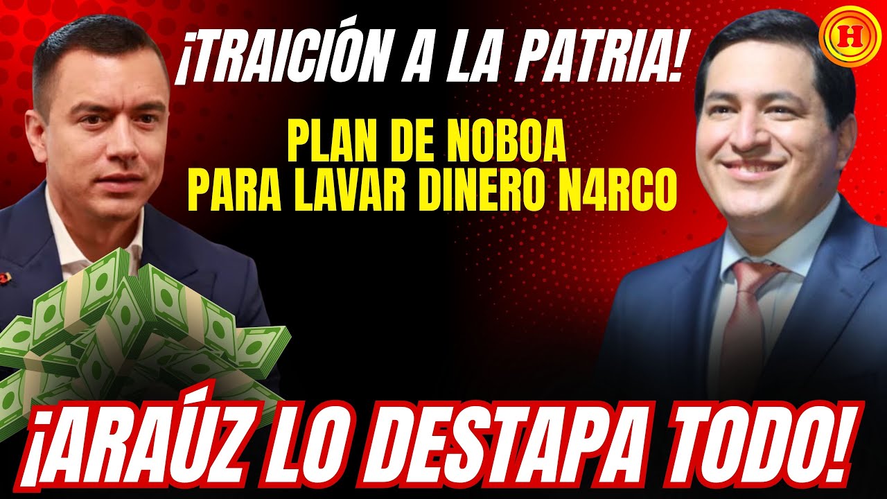 💣 ¡ESCÁNDALO TOTAL! Andrés Arauz frena el tratado de Noboa: 