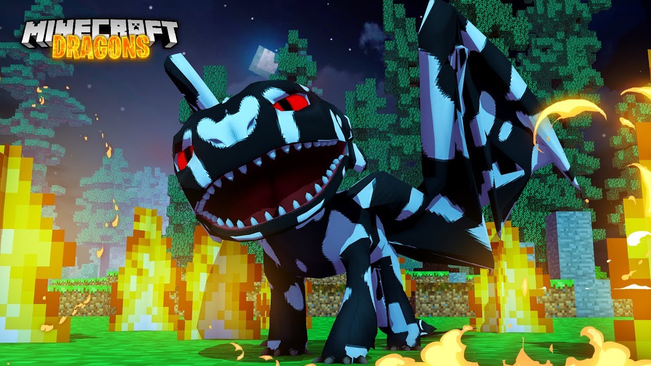 OUR BABY NIGHTFURY IS AN EVIL FIRE NATION SPY?! - Minecraft Dragons
