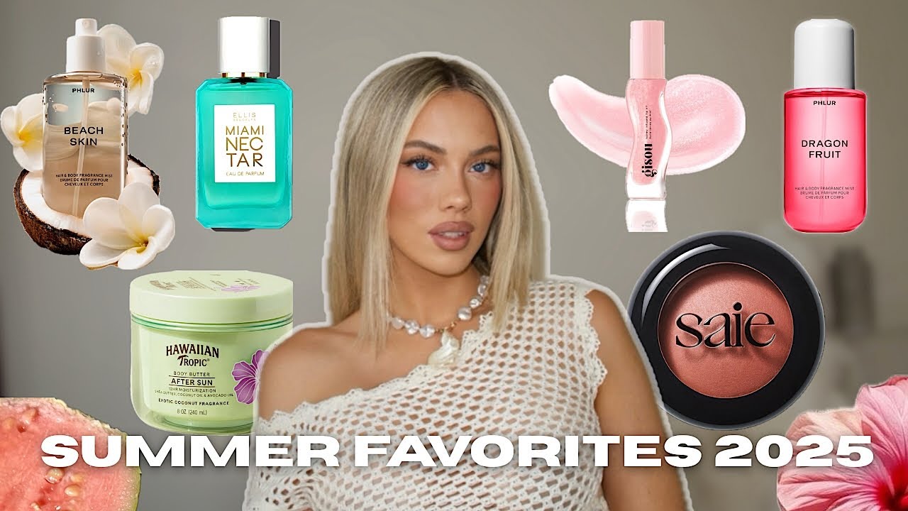 SUMMER FAVORITES 2025 | fashion, books, beauty, lifestyle, new makeup 