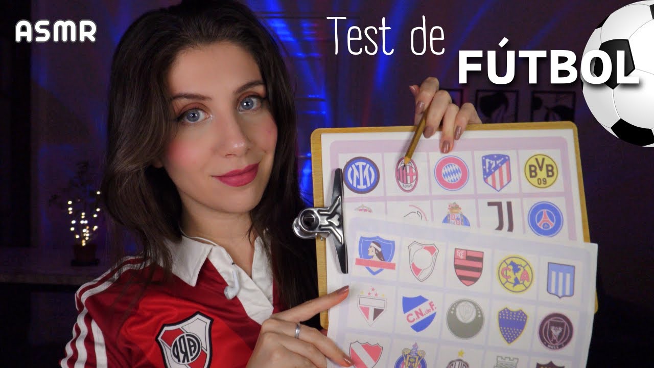 ASMR • Test de FÚTBOL adivina el Equipo - Preguntas y Respuestas