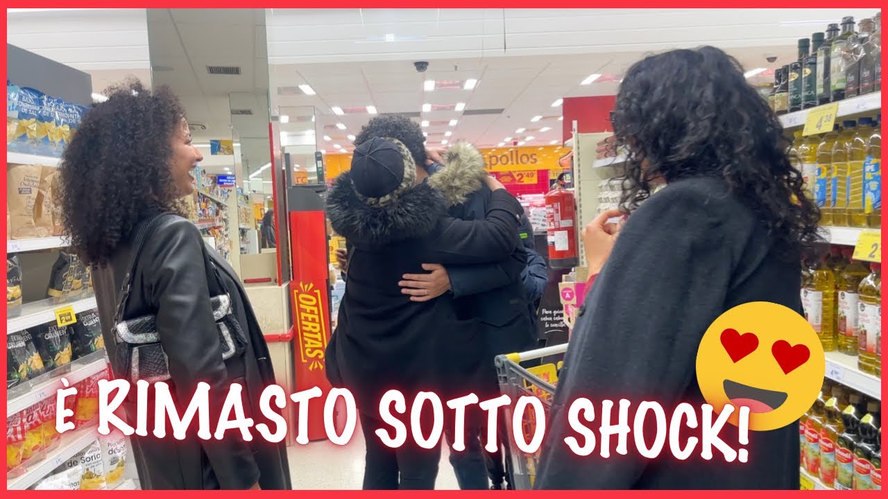 SORPRESA A MIO FRATELLO, CI PRESENTIAMO TUTTI A MADRID😍 | Family Vlog