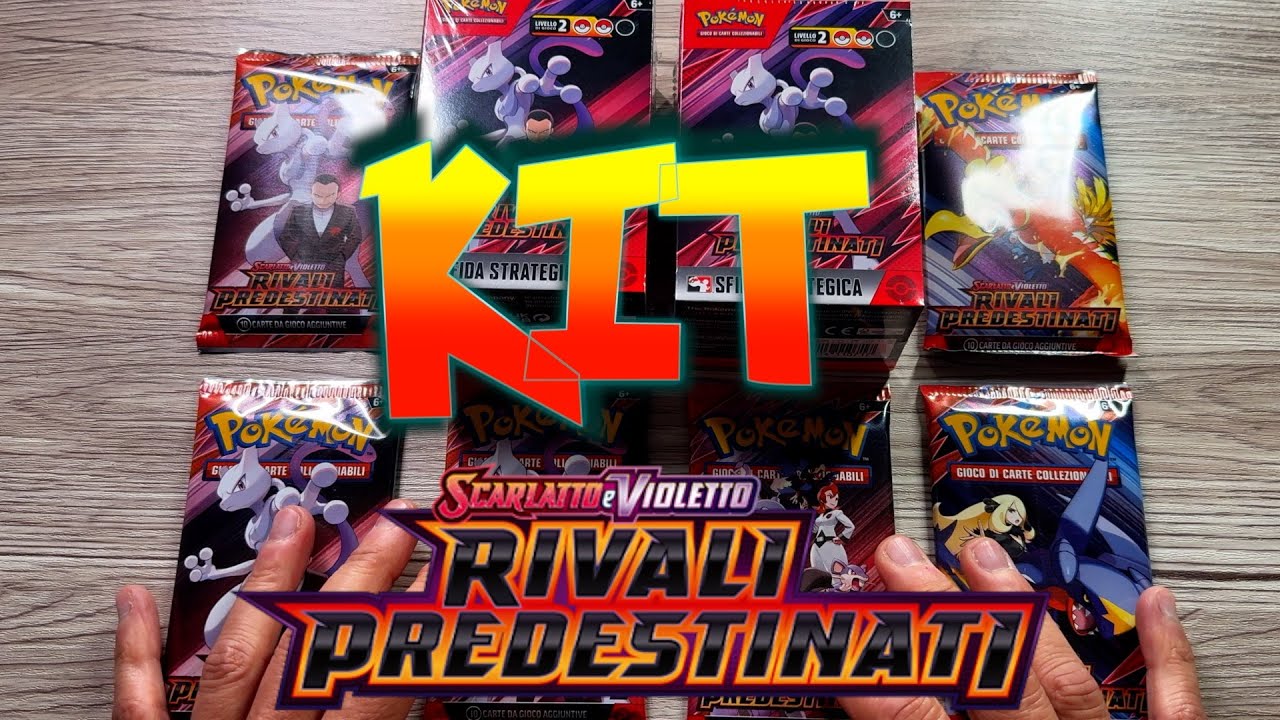 Apro RIVALI PREDESTINATI Pokémon 2 kit PRE RELEASE