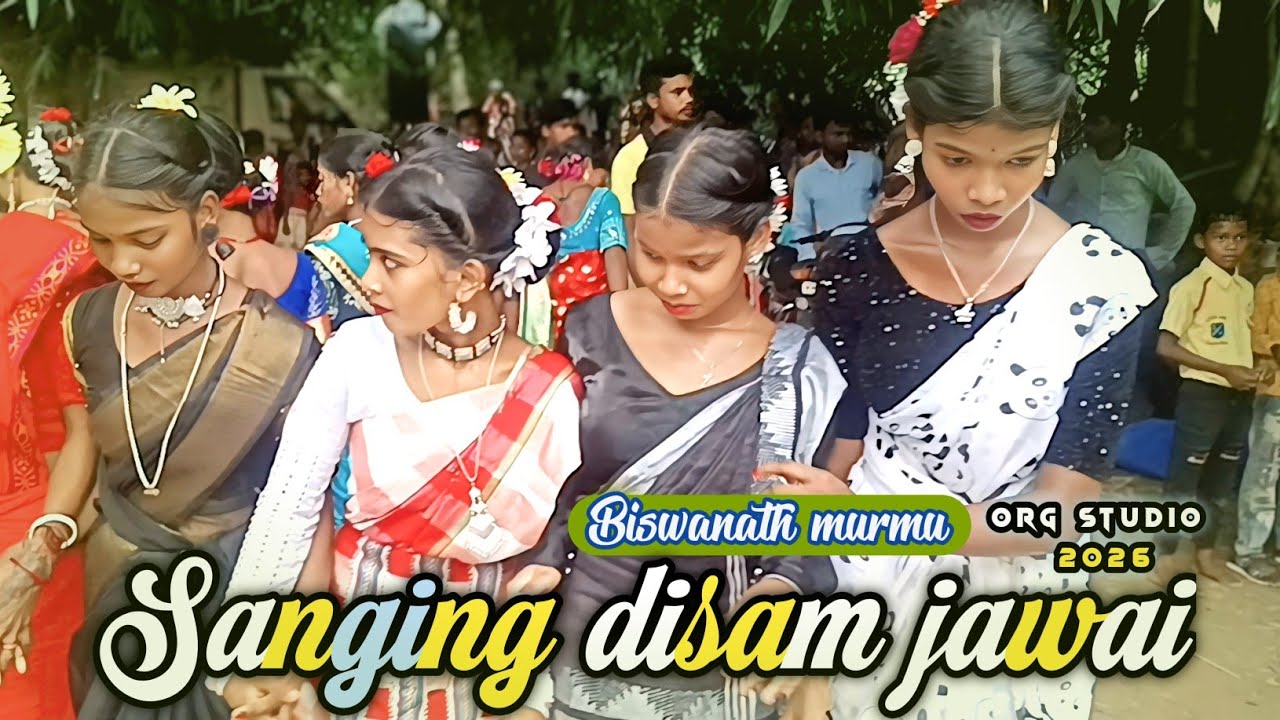 Santali orchestra song//biswanath murmu//org studio 