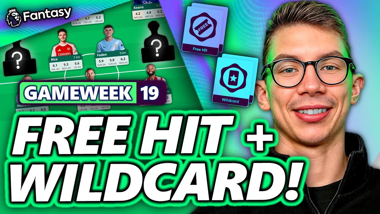 THE BEST FPL GAMEWEEK 19 WILDCARD + FREE HIT TEAMS! | Fantasy Premier League 25/26