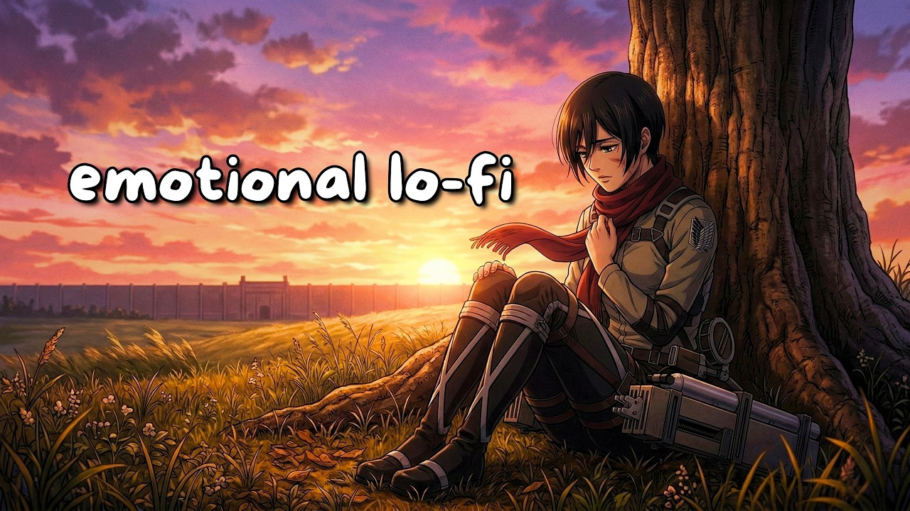 🎧 Emotional Lofi Mix | Cozy Beats to Calm Anxiety, Reflect & Find Peace All Night