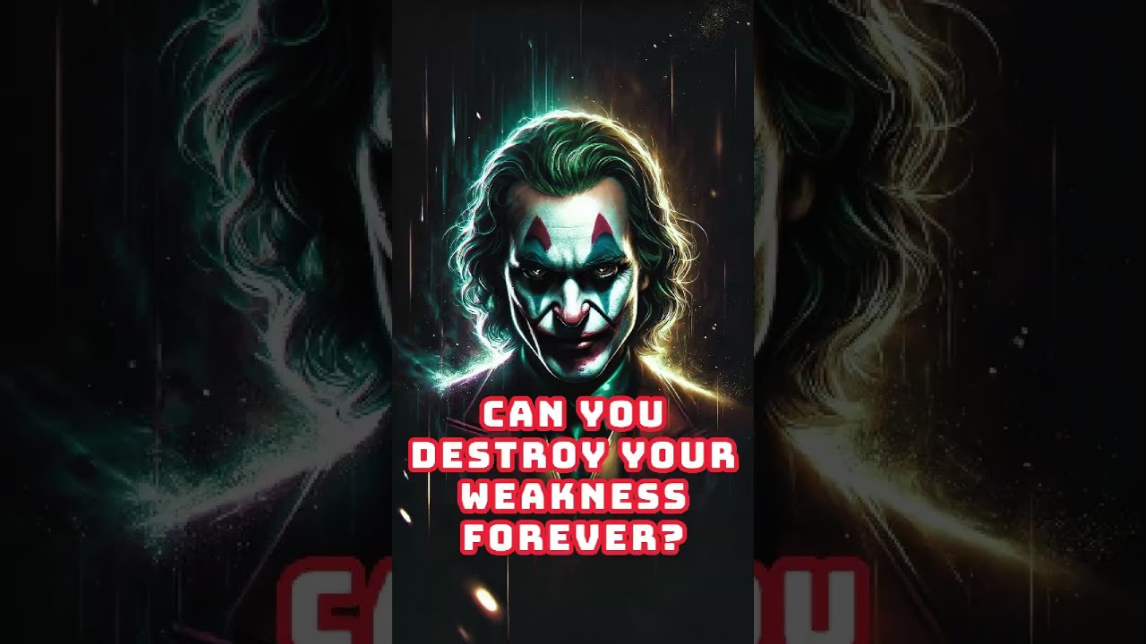 Can You Destroy Your Weakness Forever?