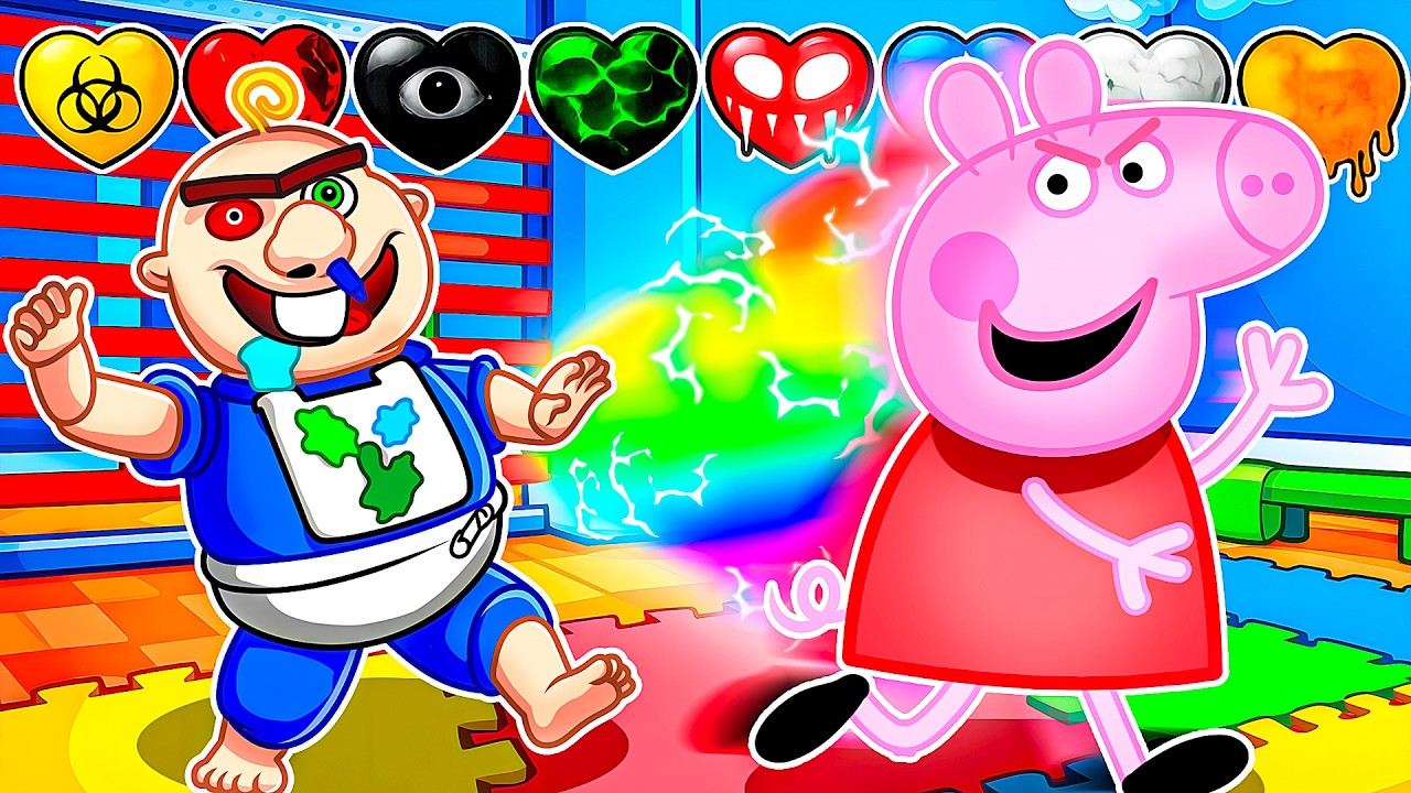 Peppa Pig Escape BABY BOBBY ale CUSTOM HEARTS (Roblox)