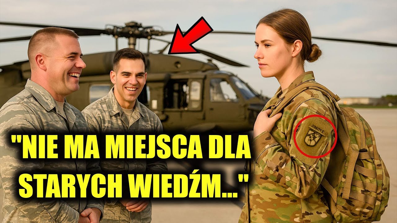 Nie pozwolili jej wejść na pokład Black Hawka — dopóki pułkownik nie rozpoznał emblematu