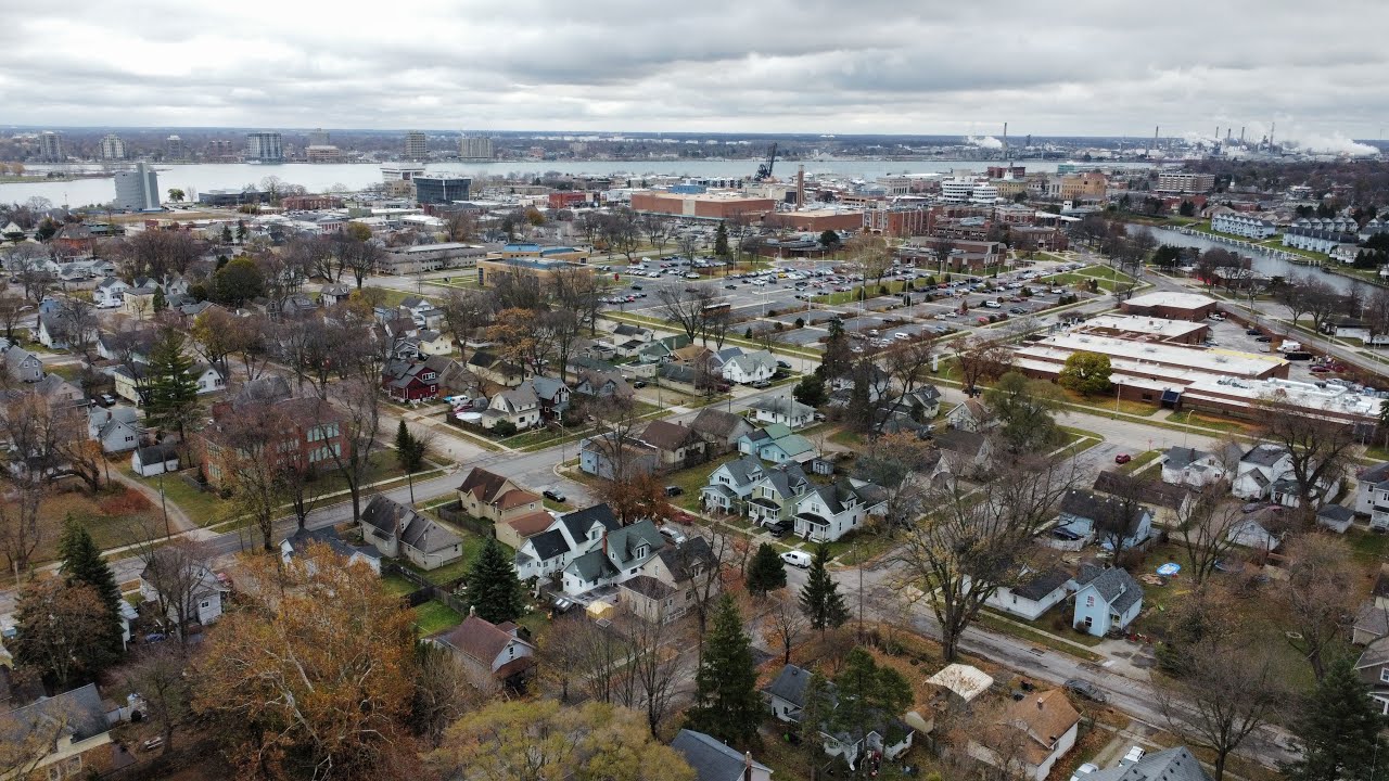 A Flight Over: Port Huron: Drone Footage (Michigan)