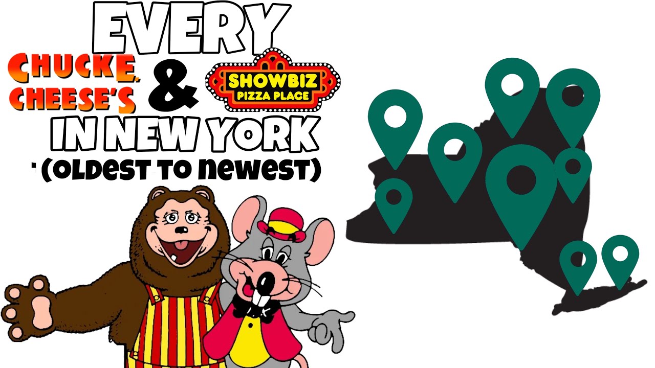 Every Chuck E. Cheese & Showbiz in New York - Oldest to Newest