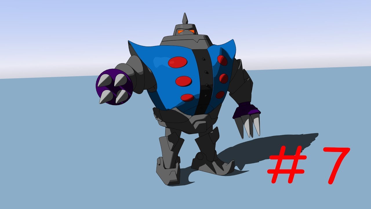 3D Tutorial-Tsume Robot-Kyashan-Part 7/7+video bonus