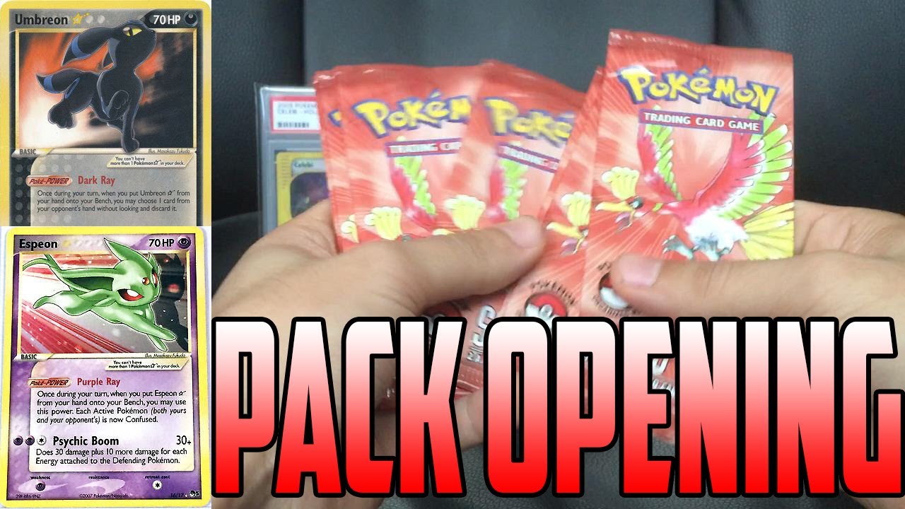 Pokemon Cards: Opening x11 Pop 5 Series Booster Packs Gold Star Pull!!