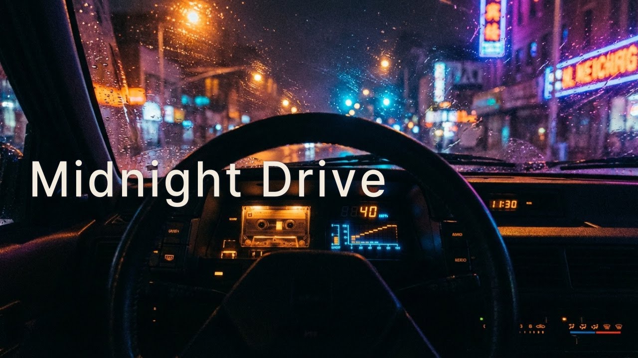 Midnight Drive | 80s Winter Night Driving Pop