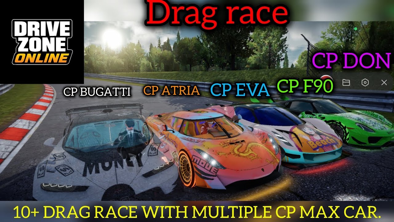 Drive Zone Online – Best Drag Car (Don vs Bugatti vs Atria vs F90 vs Eva) #drivezoneonline 