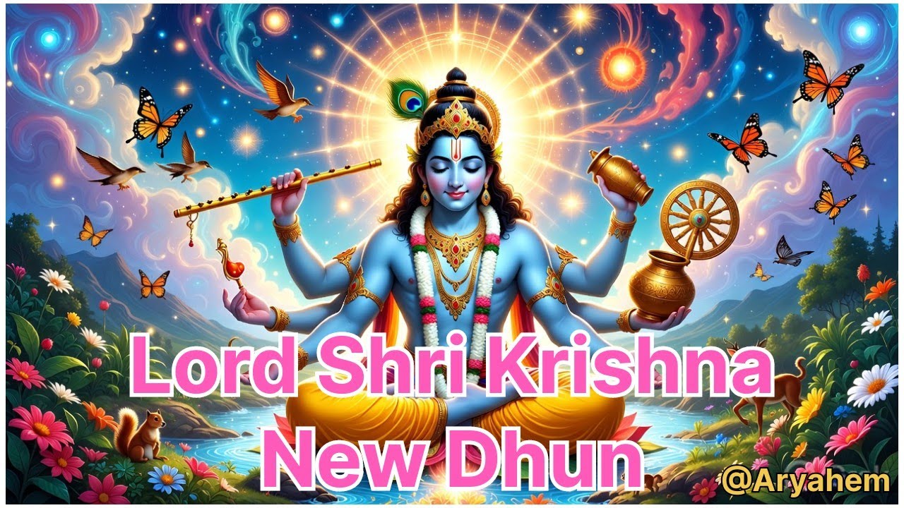 Hare Krishna Radhe Krishna Dhun 🙏 | Krishna Gopal Bhajan | Peaceful Chant @aryahemantchannel 