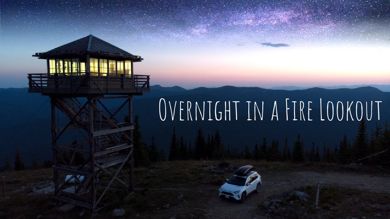 I Rented A Fire lookout! Breathtaking VIEWS!