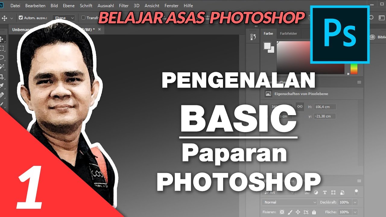 Asas BASIC gila, bagi yang nak belajar PHOTOSHOP!