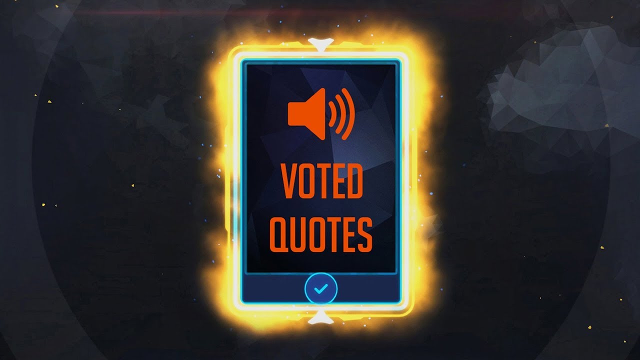 Voted Epic/Legendary Quotes [Overwatch]
