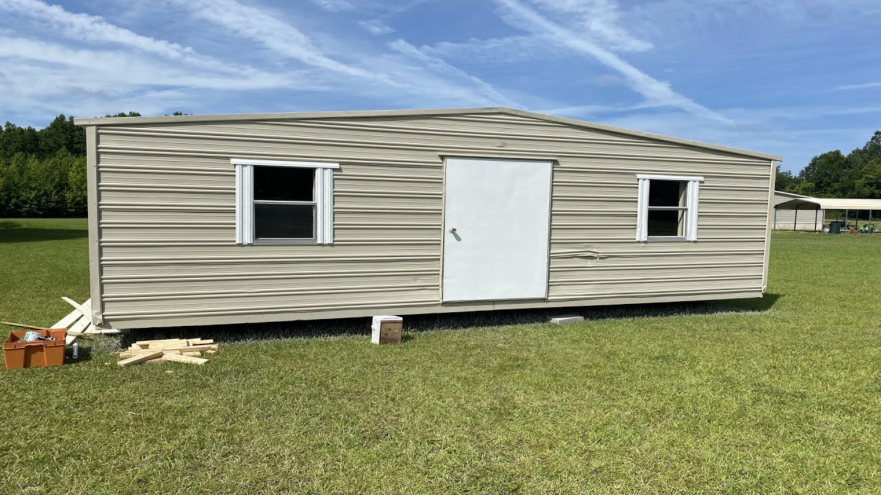 Transforming a 12x24 Storage Shed into a Personal Salon