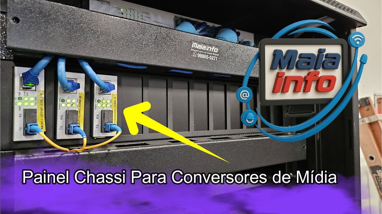 Painel Chassi conversor de Mídia