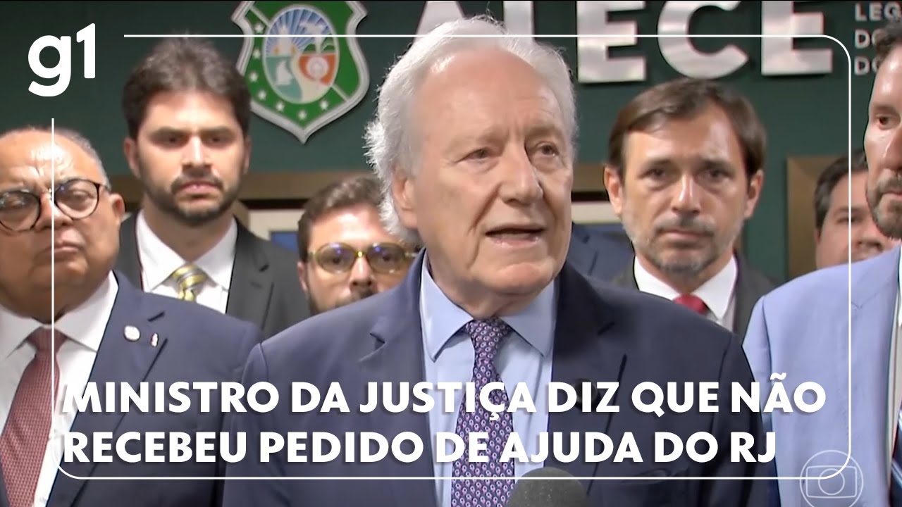 Ministro da Justi&ccedil;a diz que n&atilde;o recebeu pedido de ajuda do governador do RJ para opera&ccedil;&atilde;o policial